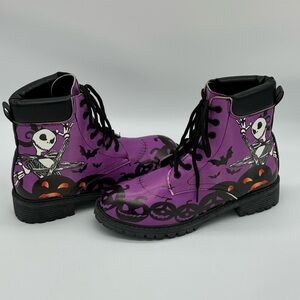 Pre-owned Nightmare Before Christmas Jack Skellington Boots Shoes US 7.5 (EU 38)